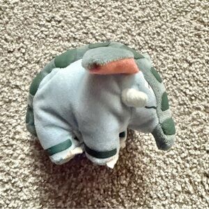 Vintage 2000 Hasbro Pokemon Donphan Bean Bag Plush Pokedoll Stuffed Animal Doll